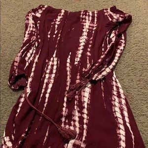 strapless flow dress